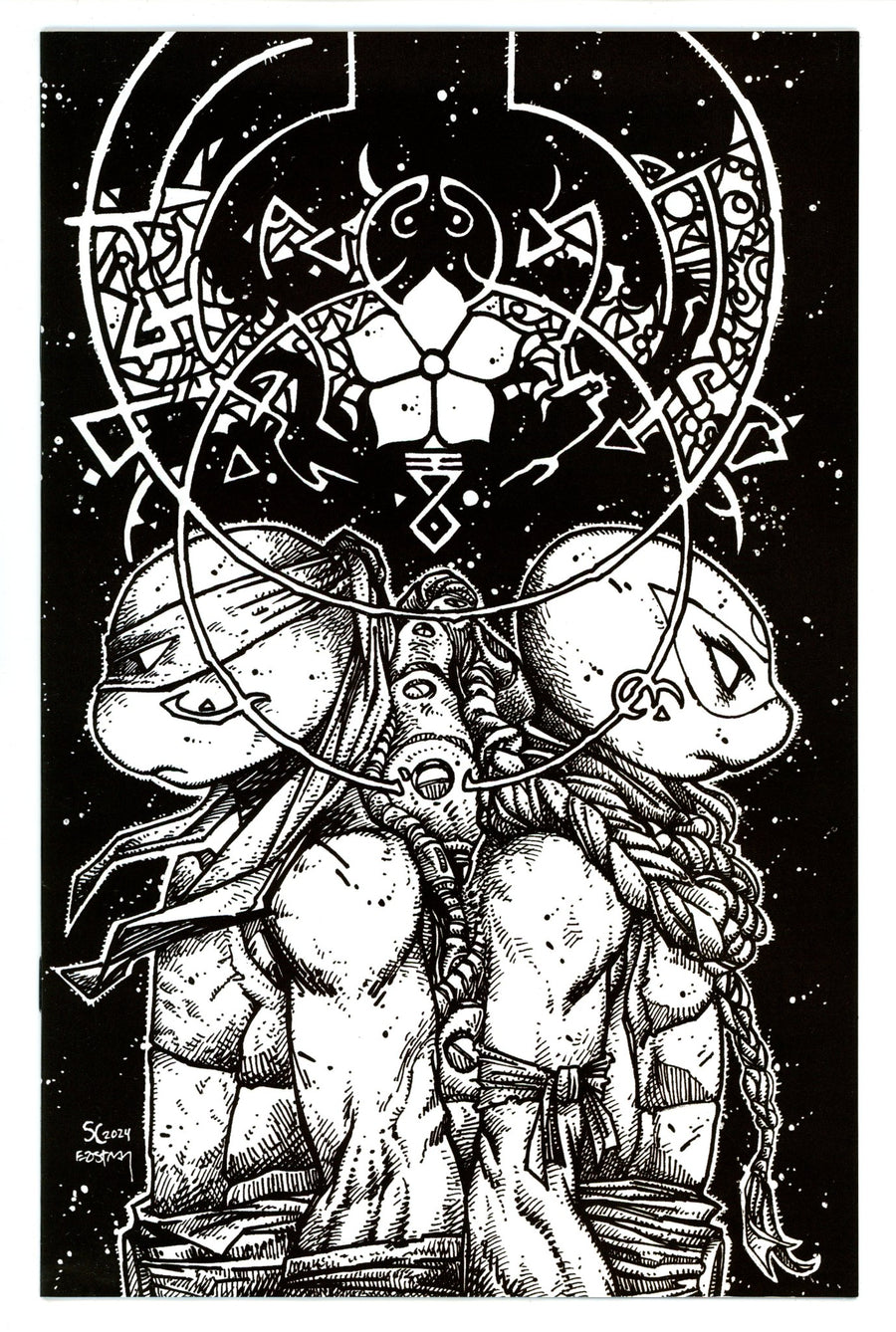 Teenage Mutant Ninja Turtles Vol 5 149 NM- (9.2) (2024) Eastman B&W Virgin Incentive Variant 