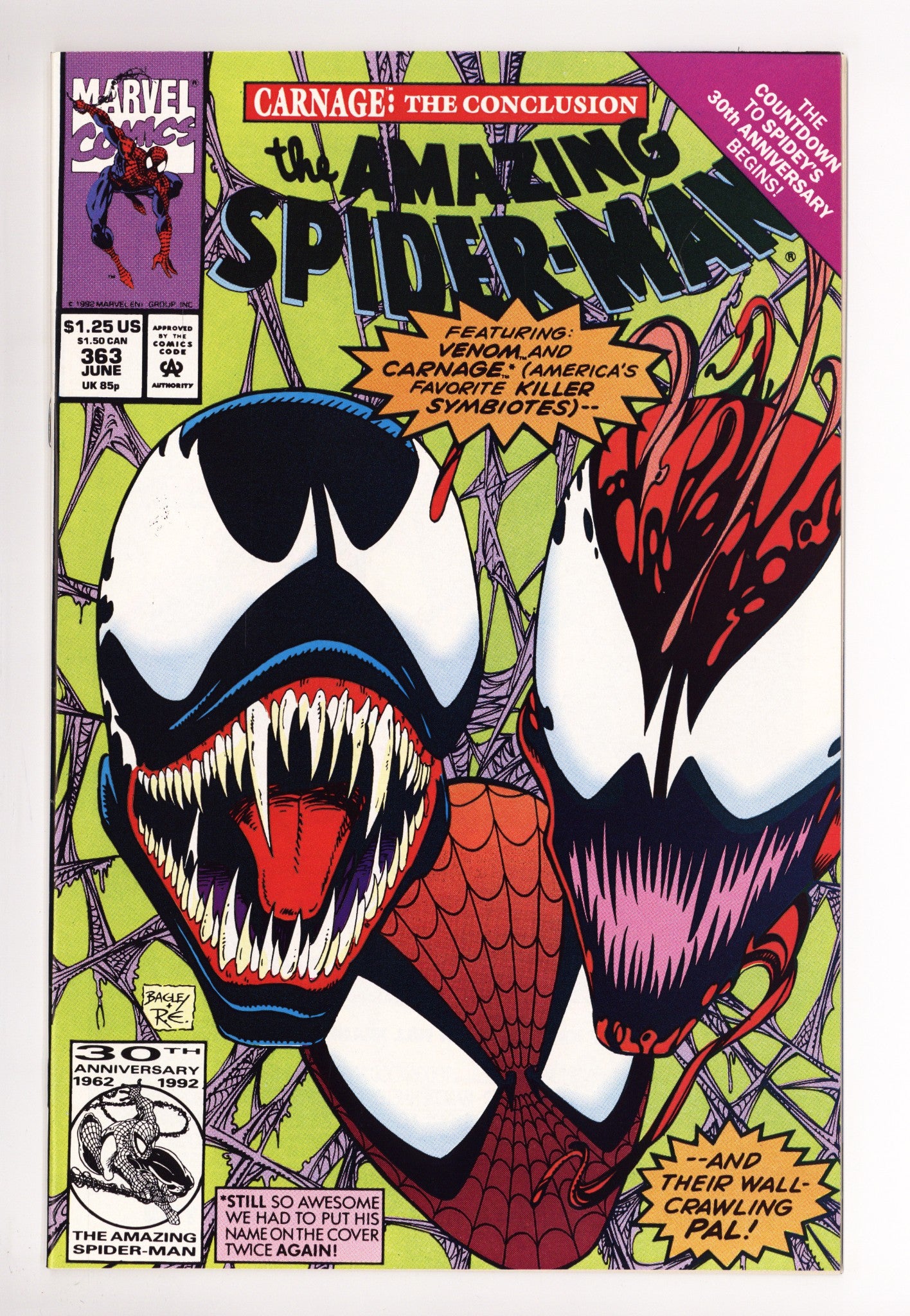 The Amazing Spider-Man Vol 1 363 VF/NM (9.0) (1992) 