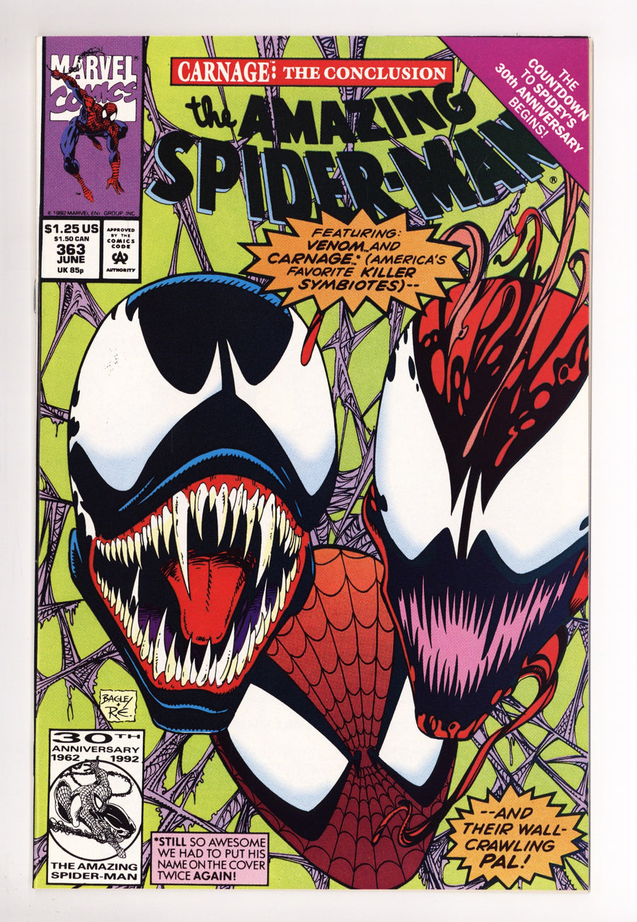The Amazing Spider-Man Vol 1 363 VF/NM (9.0) (1992) 