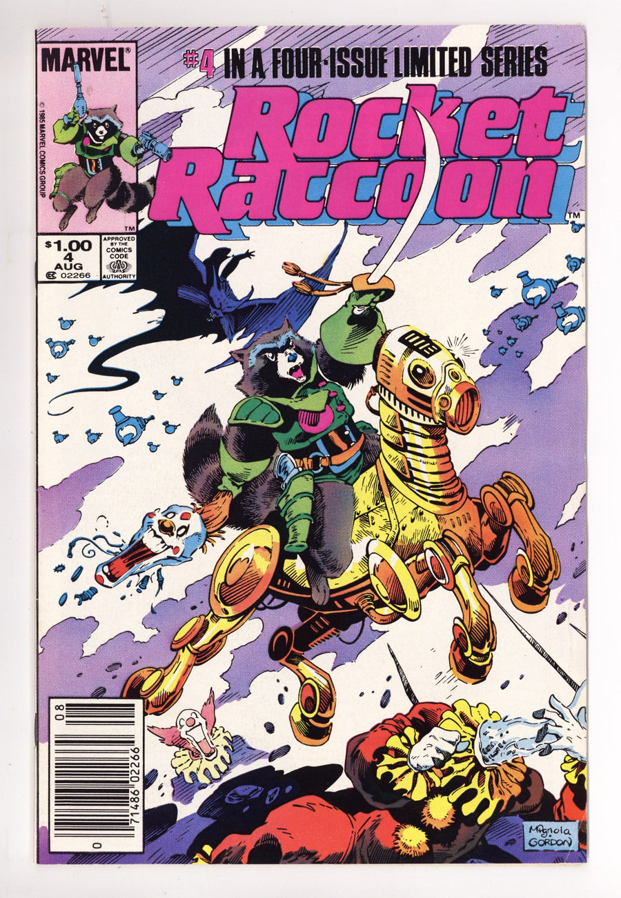 Rocket Raccoon Vol 1 4  FN+ (6.5)   (1985)     Canadian Price Variant  