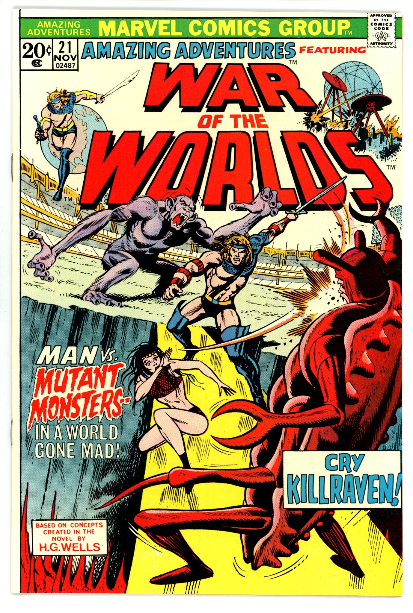 Amazing Adventures 21 VF/NM (9.0) (1973) 
