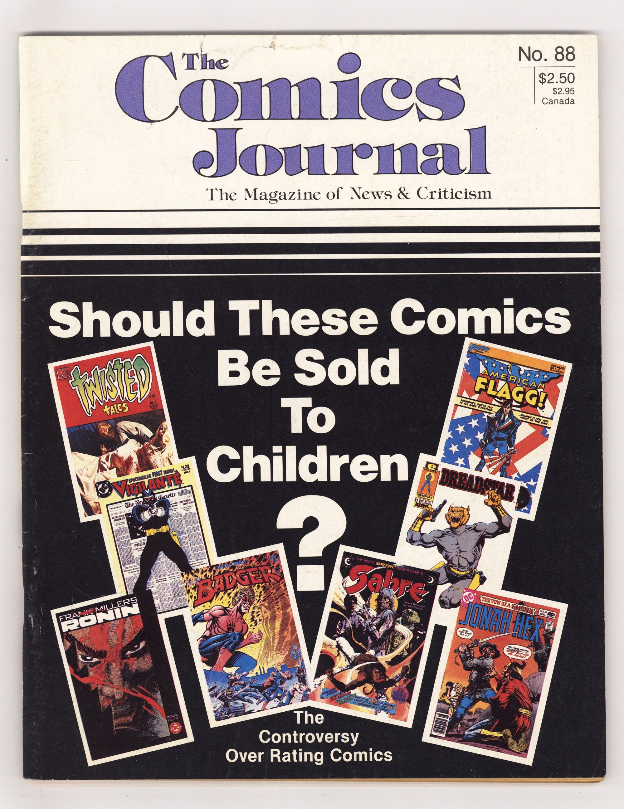 The Comics Journal 88 Low Grade (1984) 