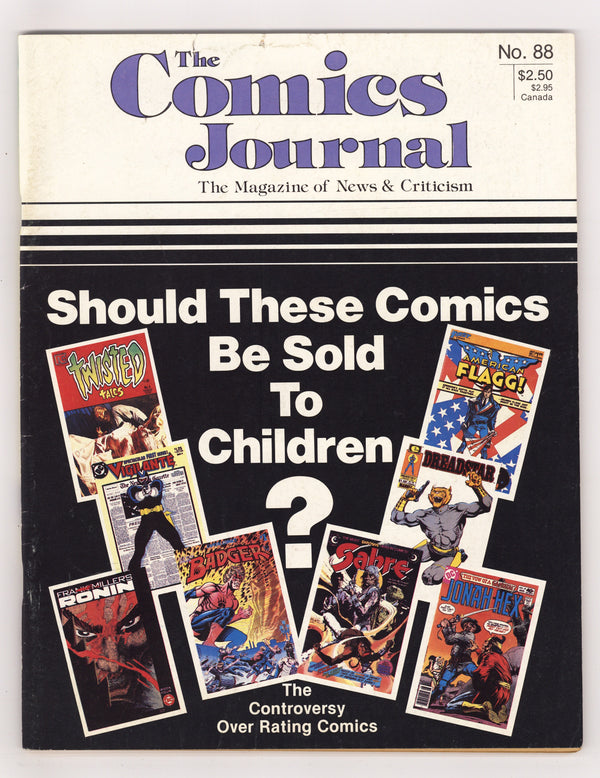 The Comics Journal 88 Low Grade (1984)