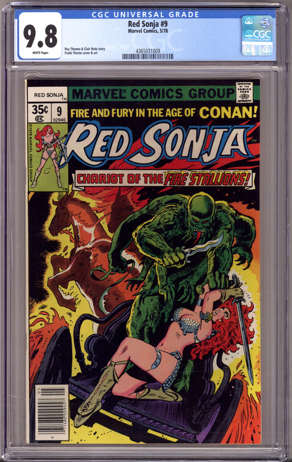 Red Sonja Vol 1 9 CGC 9.8 (NM/M) (1978)
