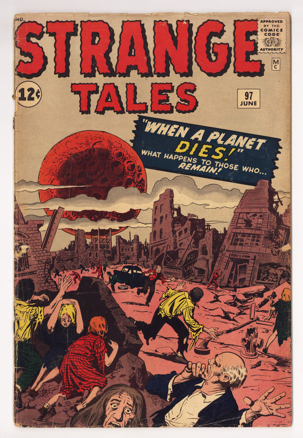 Strange Tales Vol 1 97 FR (1.0) Cover Detached (1962)