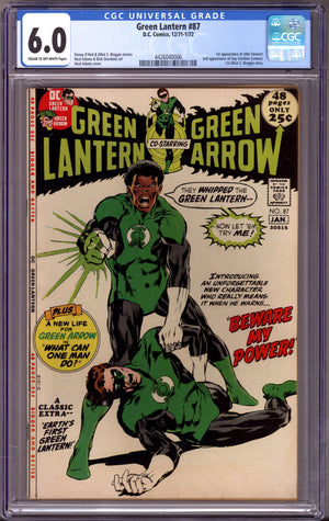 Green Lantern Vol 2 87 CGC 6.0 (FN) (1971)