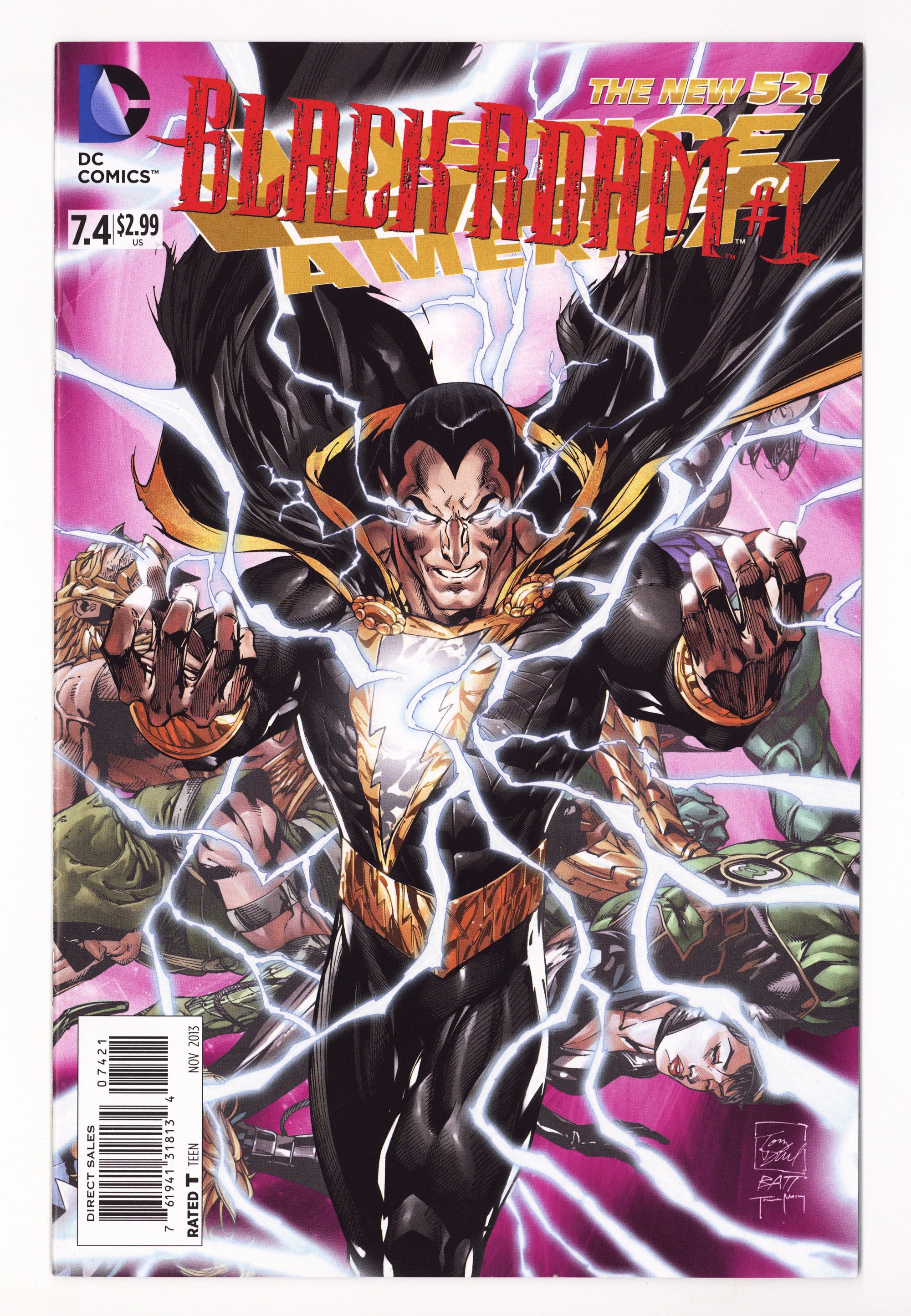 Justice League of America Vol 3 7.4 High Grade (2013) Standard Variant 