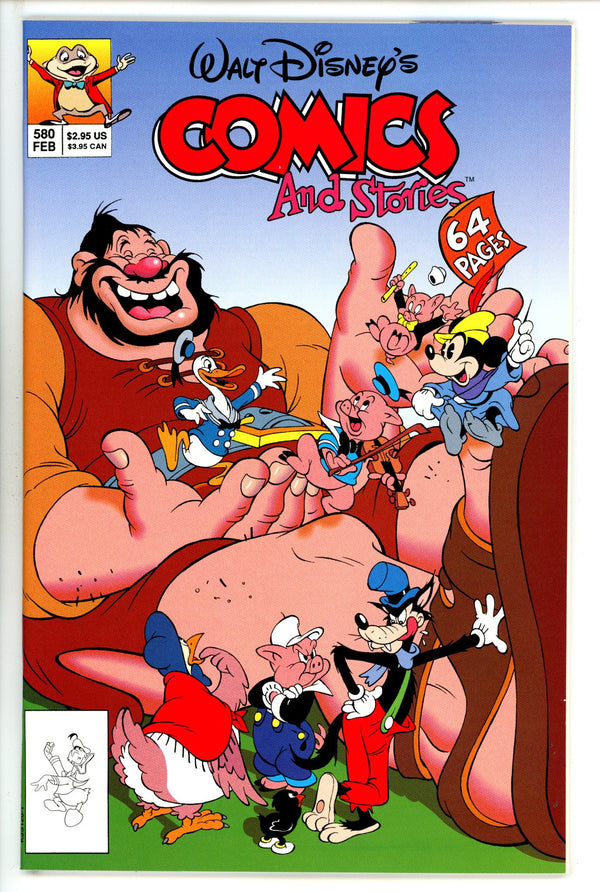 Walt Disney's Comics and Stories 580 VF+ (1993)