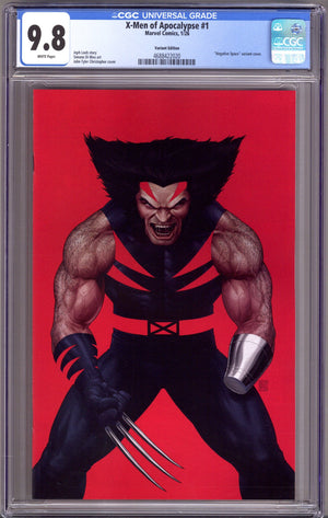 X-Men of Apocalypse 1 CGC 9.8 (NM/M) (2026) Christopher Negative Space Variant