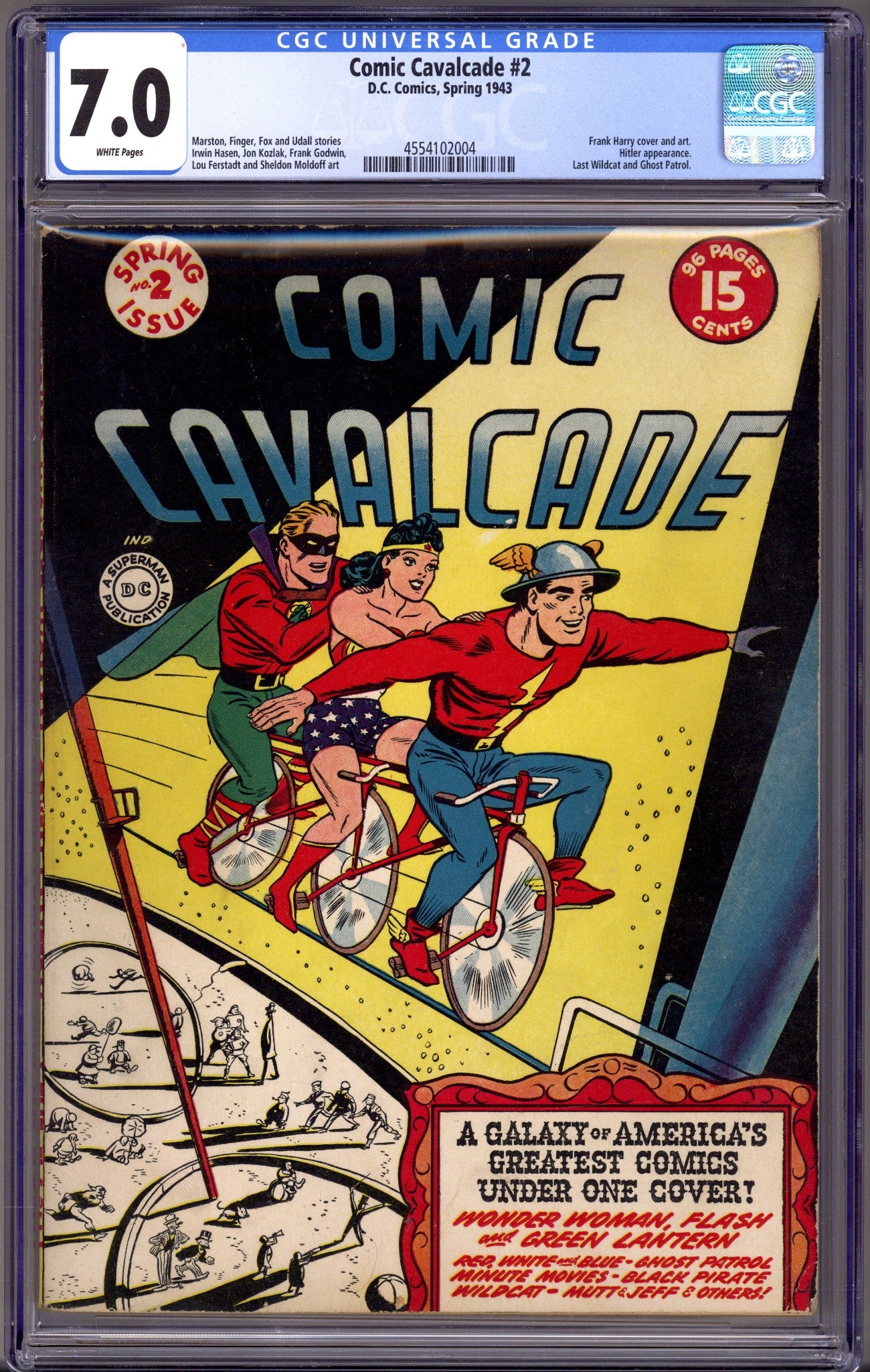 Comic Cavalcade 2 CGC 7.0 (FN/VF) (1943) 