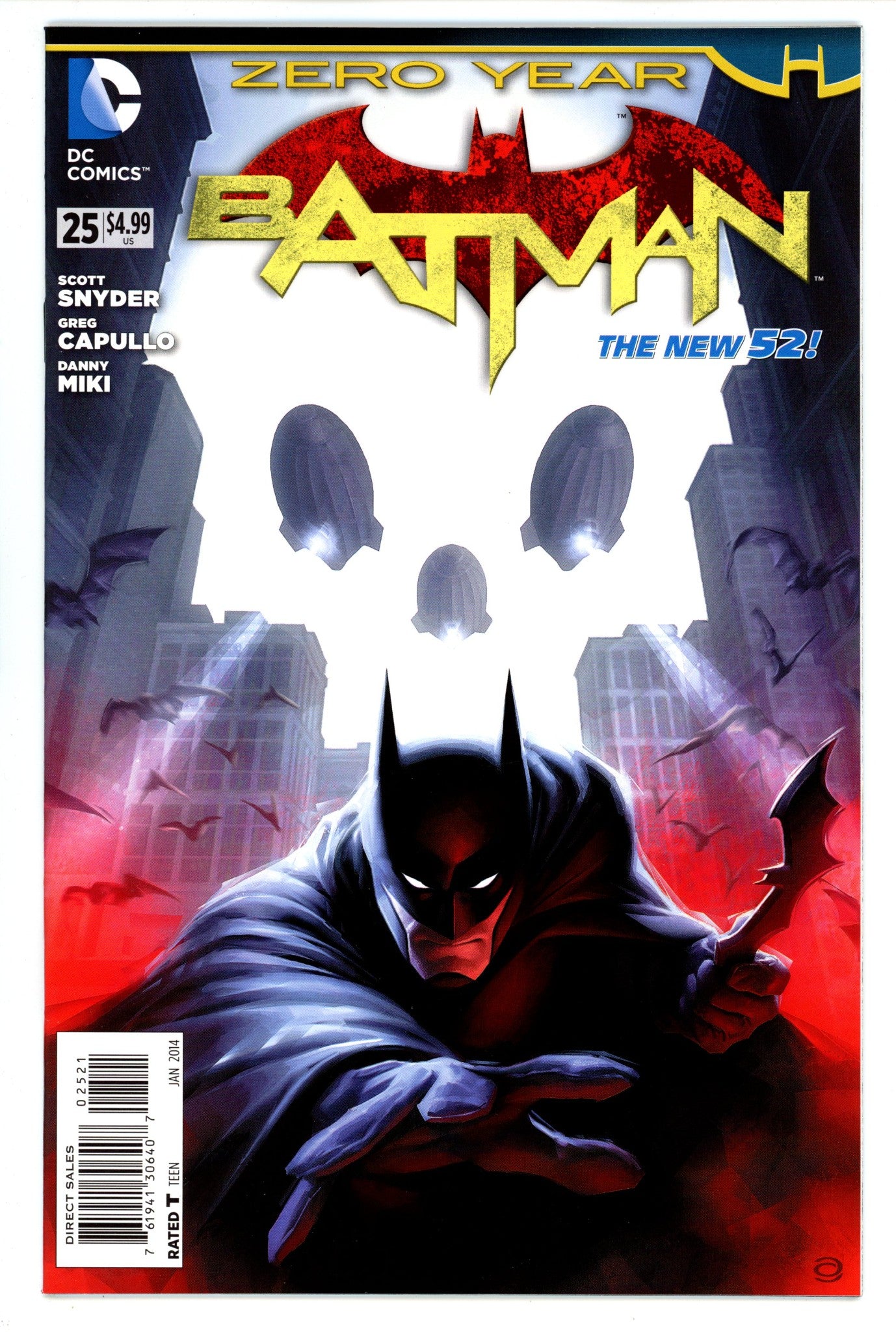 Batman Vol 2 25 NM- (9.2) (2014) Garner Incentive Variant 