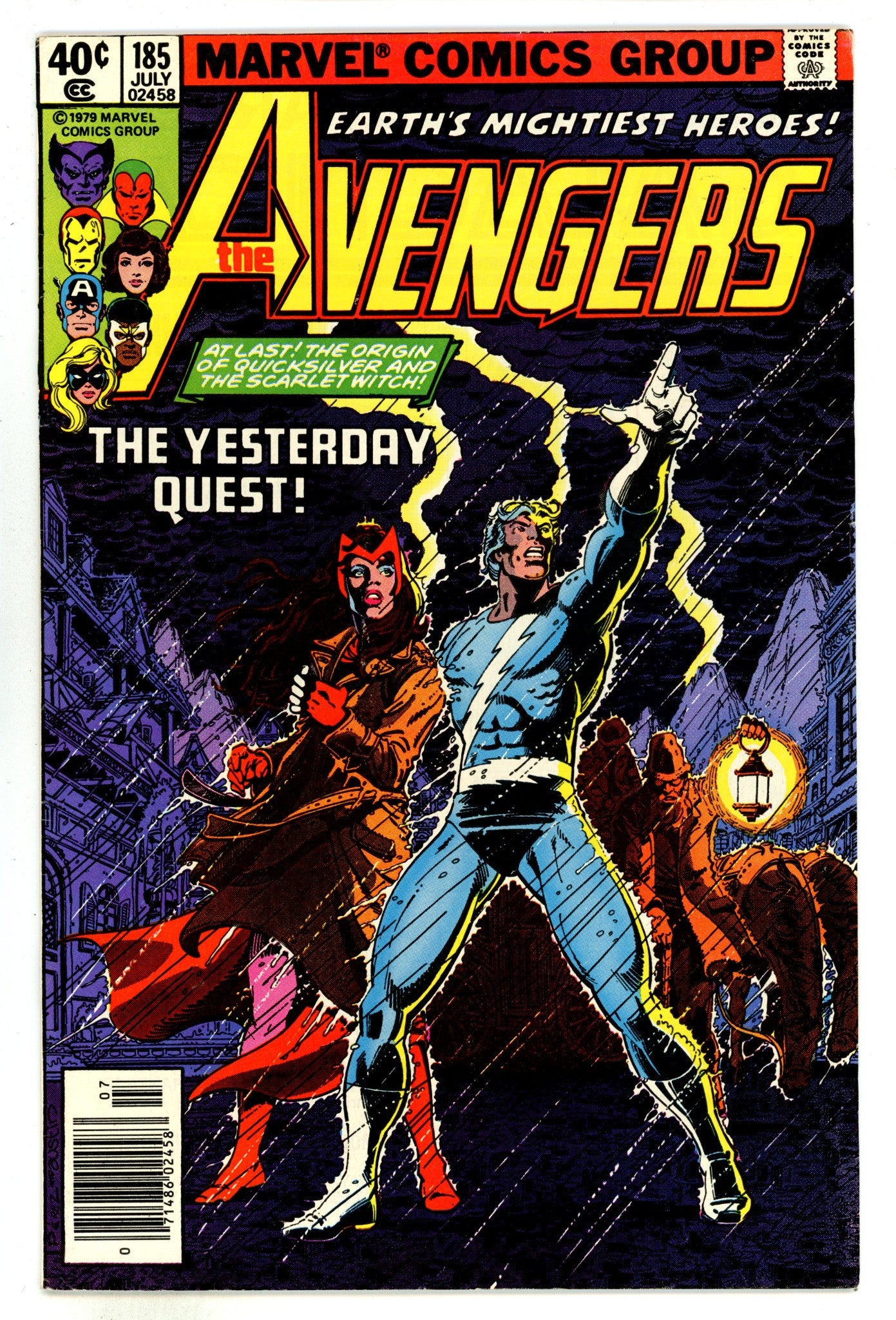The Avengers Vol 1 185  FN+ (6.5)   (1979)     Newsstand  
