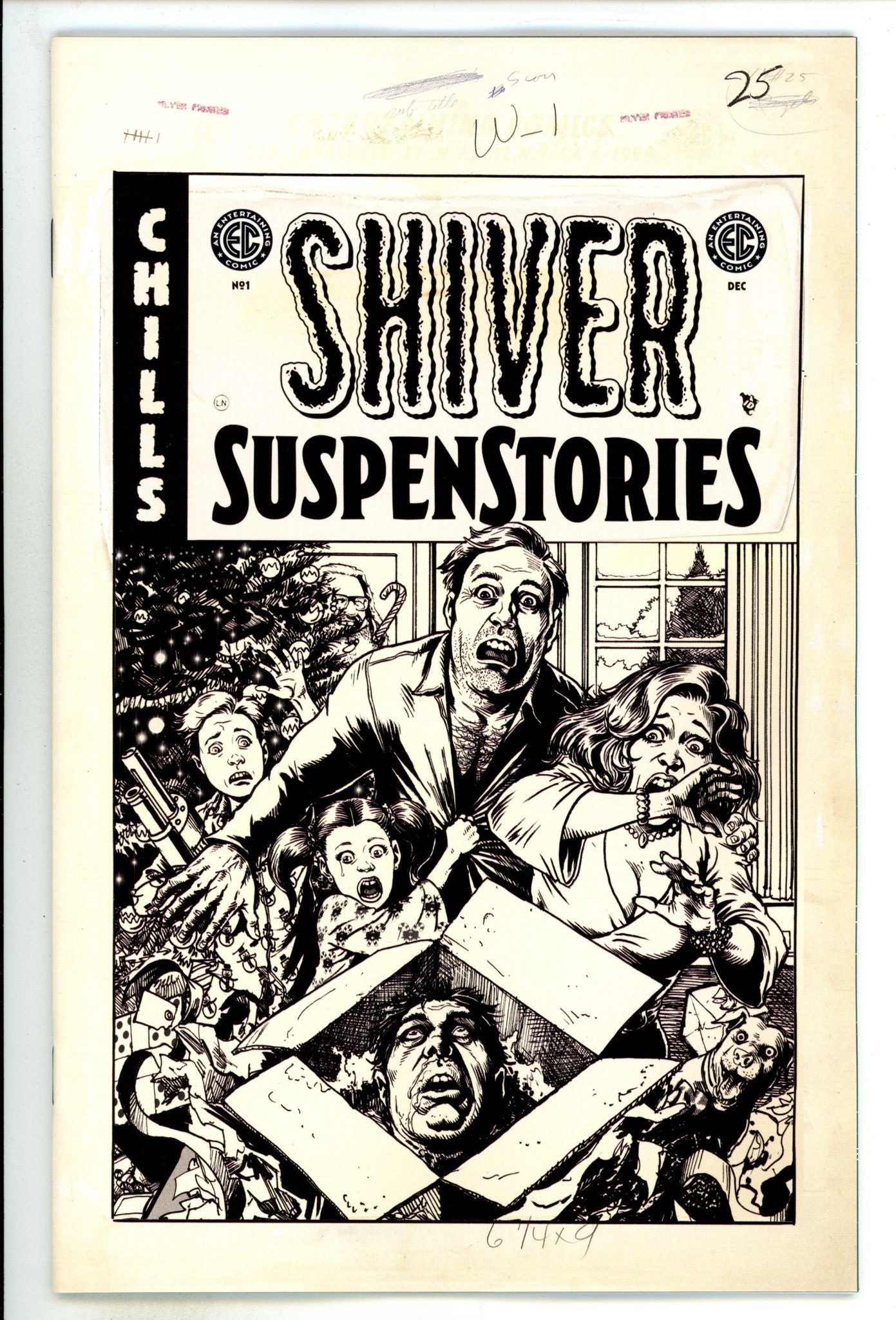 EC Shiver Suspenstories 1 Robertson B&W Incentive Variant NM+ (2024)
