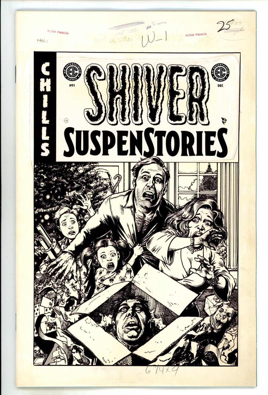 EC Shiver Suspenstories 1 Robertson B&W Incentive Variant NM+ (2024)