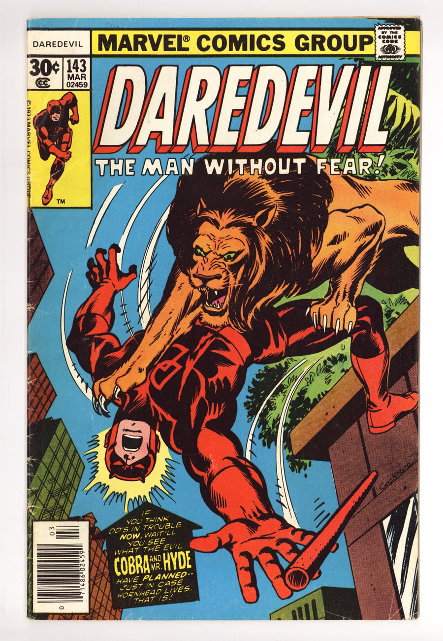 Daredevil Vol 1 143 Low Grade (1977) 