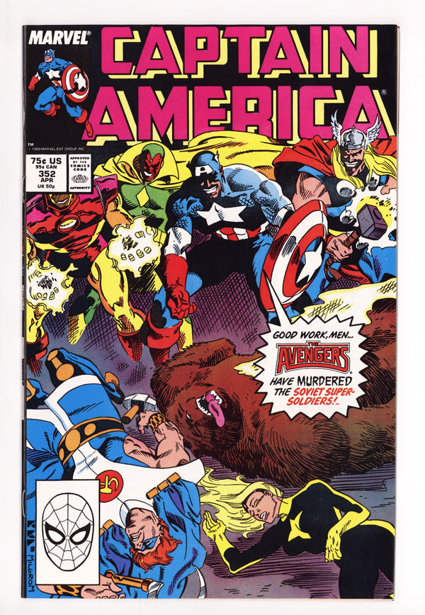 Captain America 352 High Grade (1989)