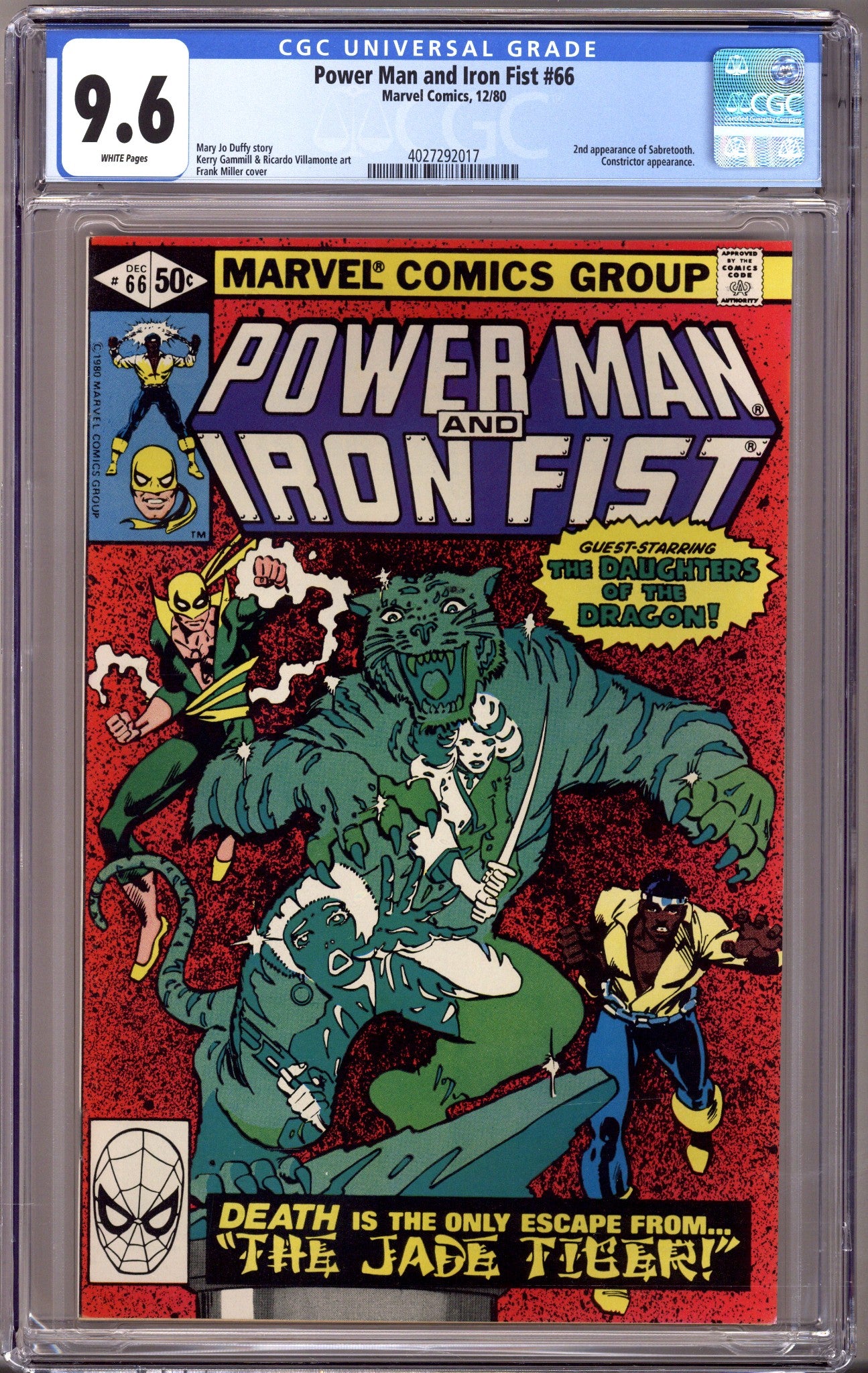 Power Man 66 CGC 9.6 (NM+) (1980) 