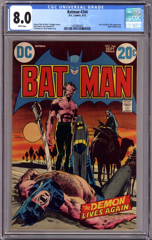 Batman Vol 1 244 CGC 8.0 (VF) (1972)