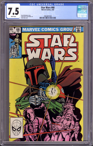 Star Wars Vol 1 68 CGC 7.5 (VF-) (1983)