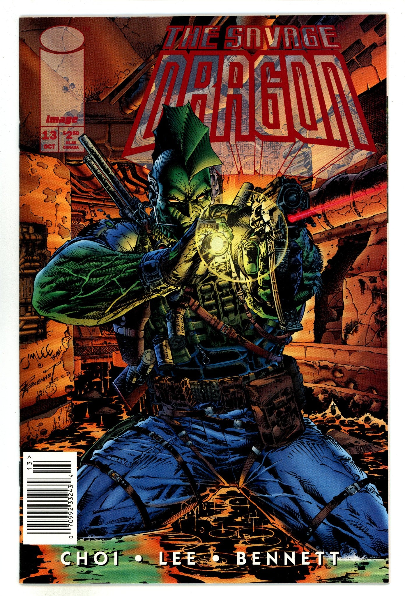 Savage Dragon Vol 2 13 VF/NM (9.0) (1994) Newsstand 