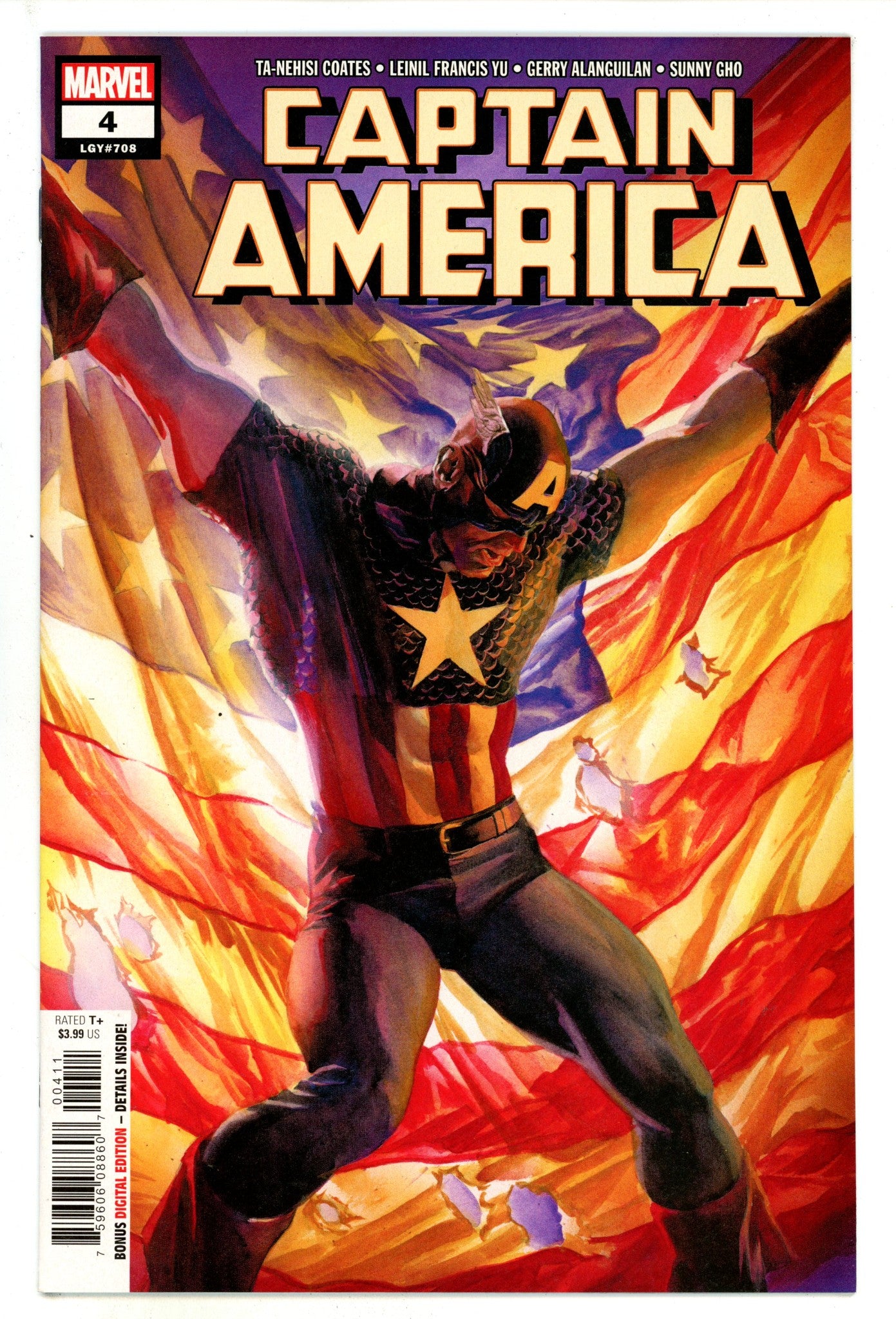 Captain America Vol 9 4 (708) High Grade (2018) 