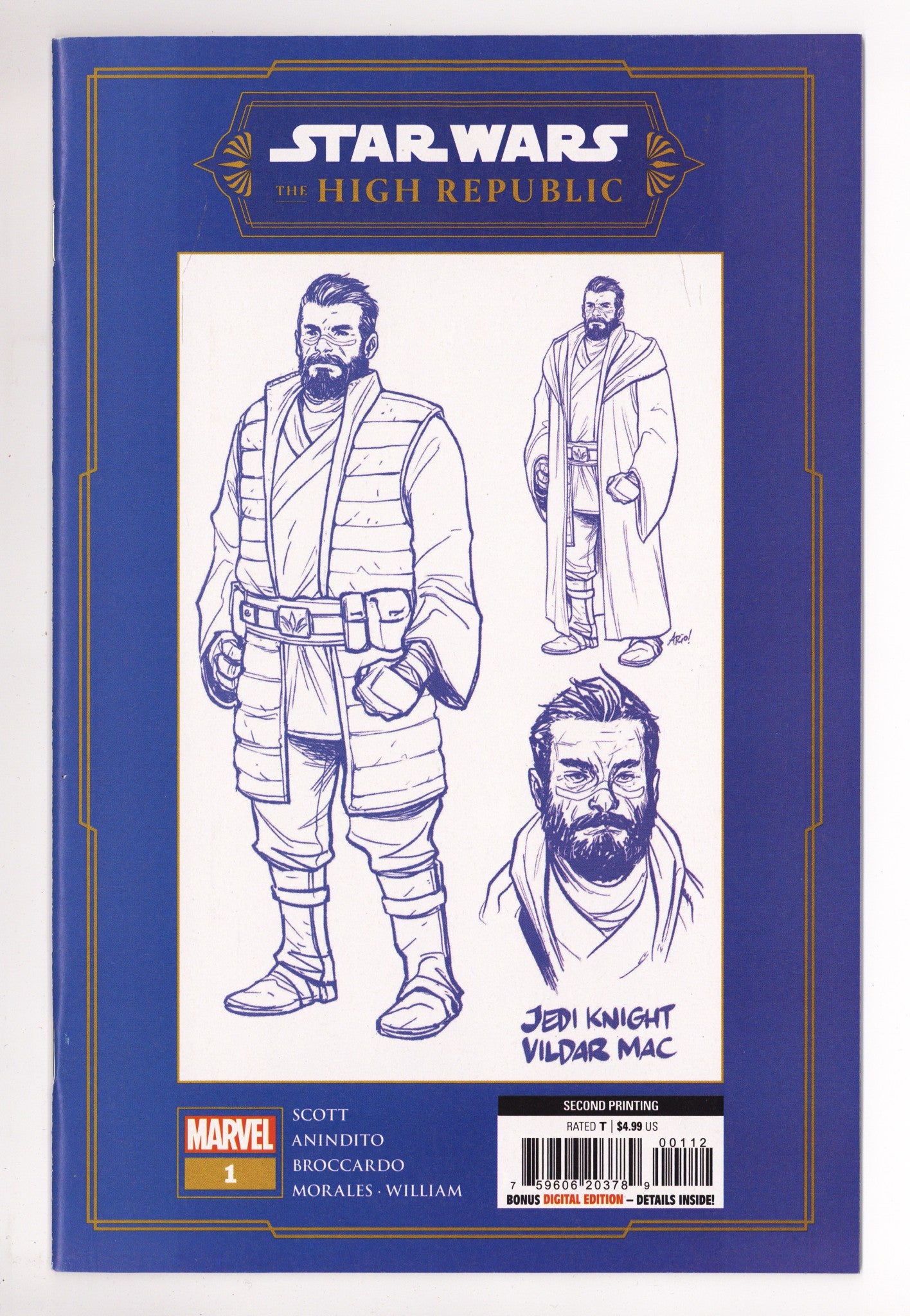 Star Wars: The High Republic Vol 2 1 High Grade (2023) 2nd Print 