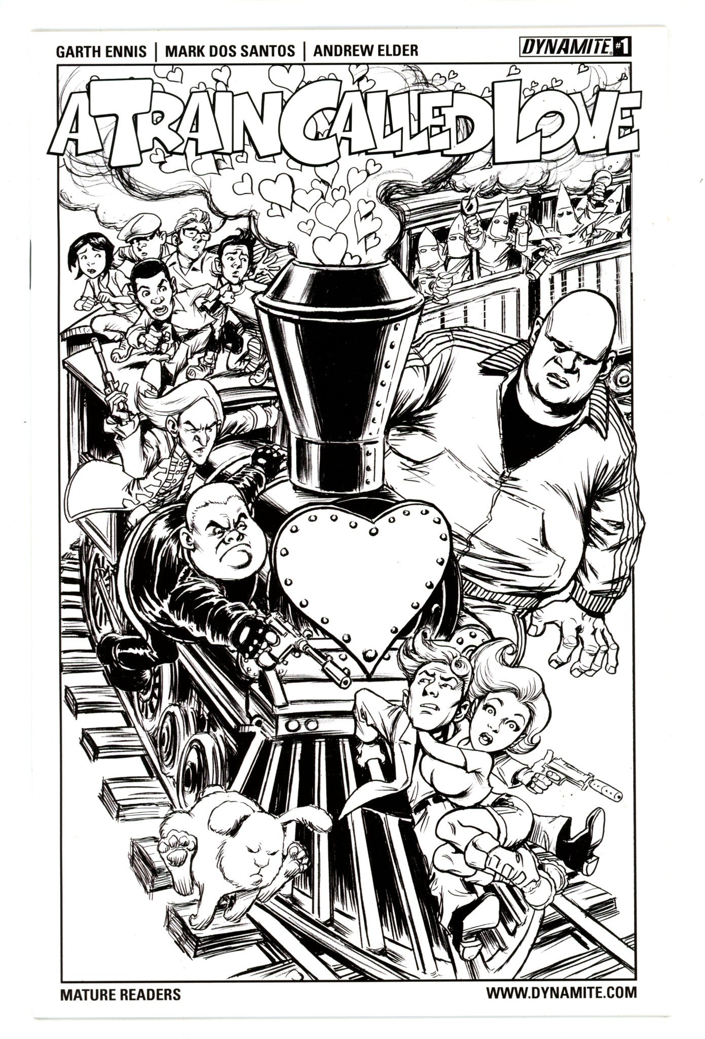 A Train Called Love 1 High Grade (2015) Braun B&W Incentive Variant 