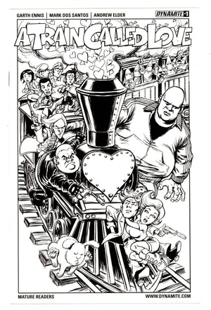 A Train Called Love 1 High Grade (2015) Braun B&W Incentive Variant 