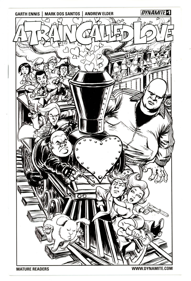 A Train Called Love 1 High Grade (2015) Braun B&W Incentive Variant 