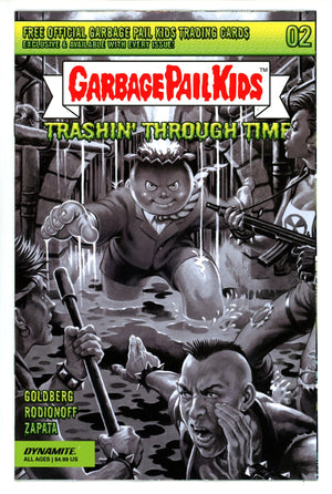 Garbage Pail Kids Through Time 2 Lago B&W Incentive Variant (2023)