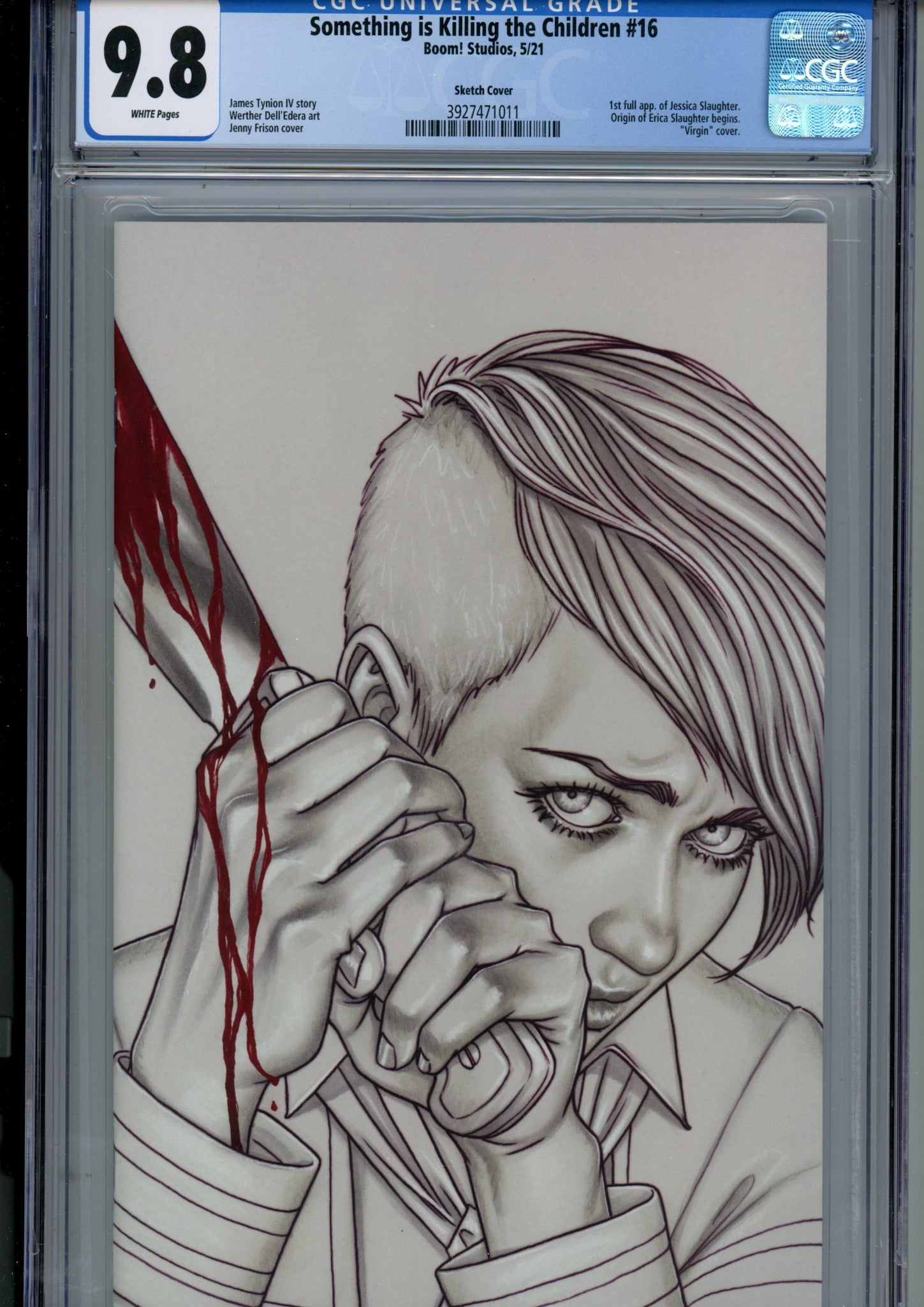 Something Is Killing the Children 16 CGC 9.8 (NM/M) (2021) Frison Sketch Virgin Incentive Variant 