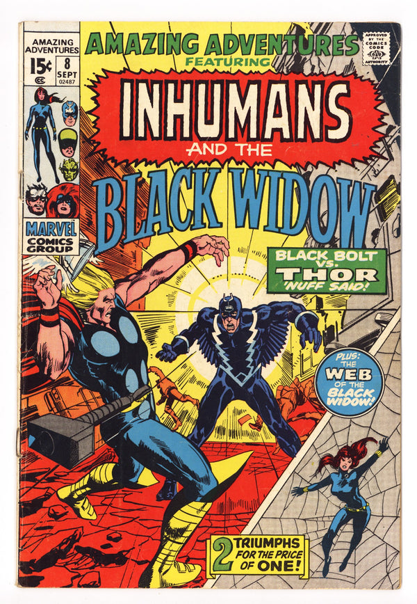 Amazing Adventures Vol 2 8 VG+ (4.5) (1971)