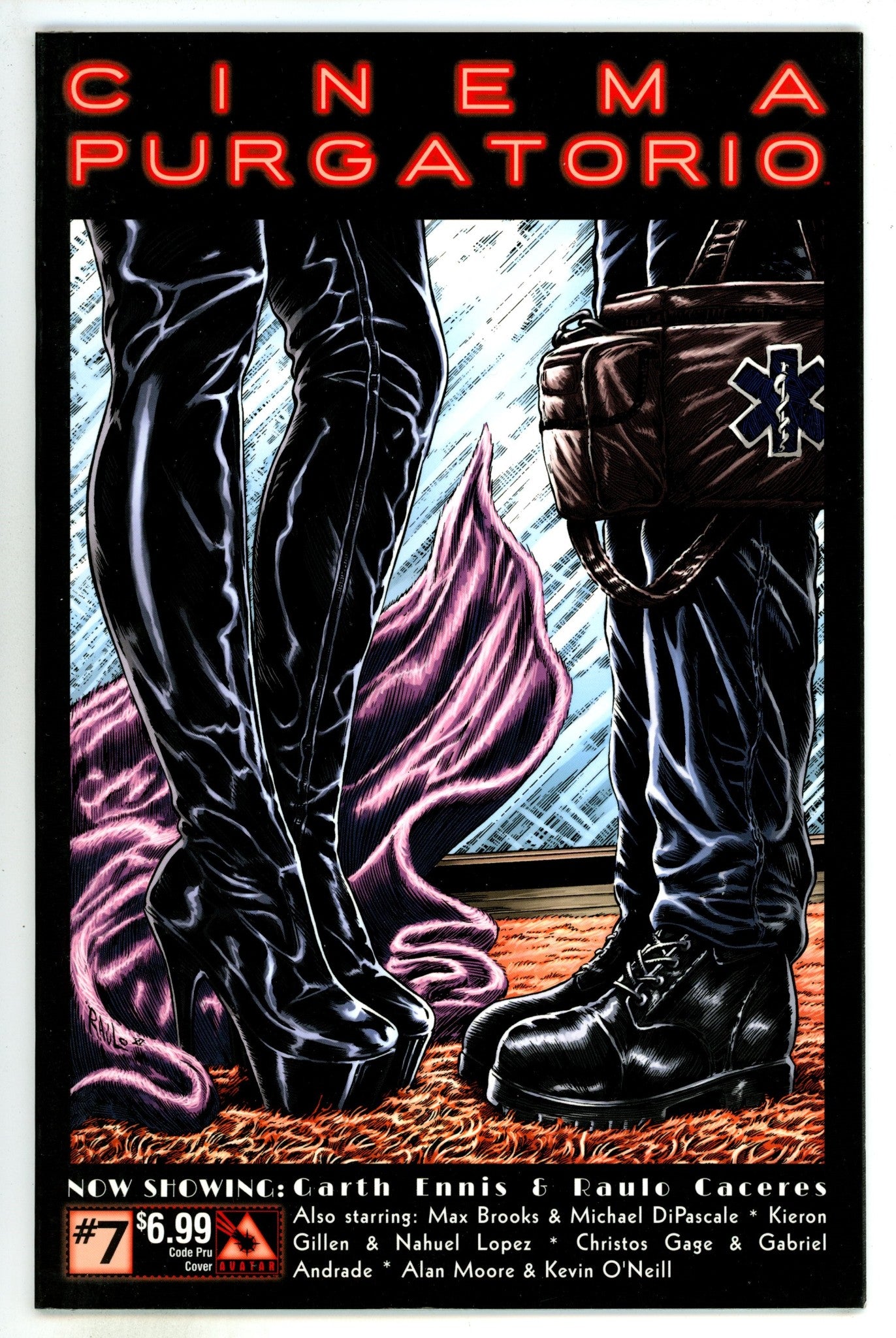 Alan Moore's Cinema Purgatorio 7 Mid Grade (2016) Caceres Variant 