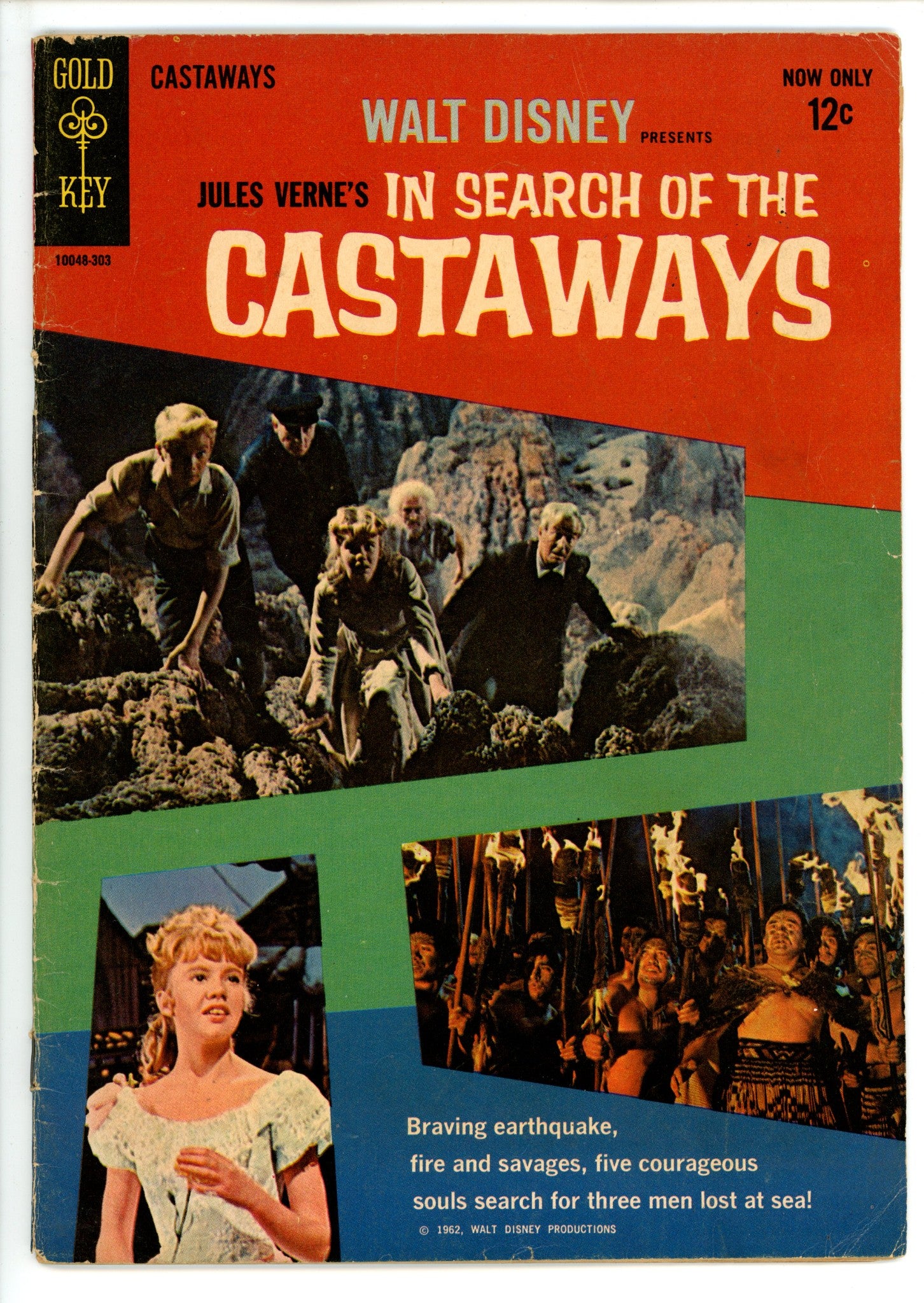 Walt Disney's In Search of the Castaways [nn] VG- (1963)