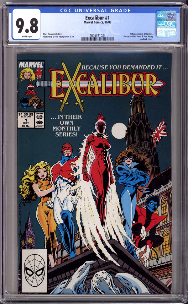 Excalibur Vol 1 1 CGC 9.8 (NM/M) (1988)