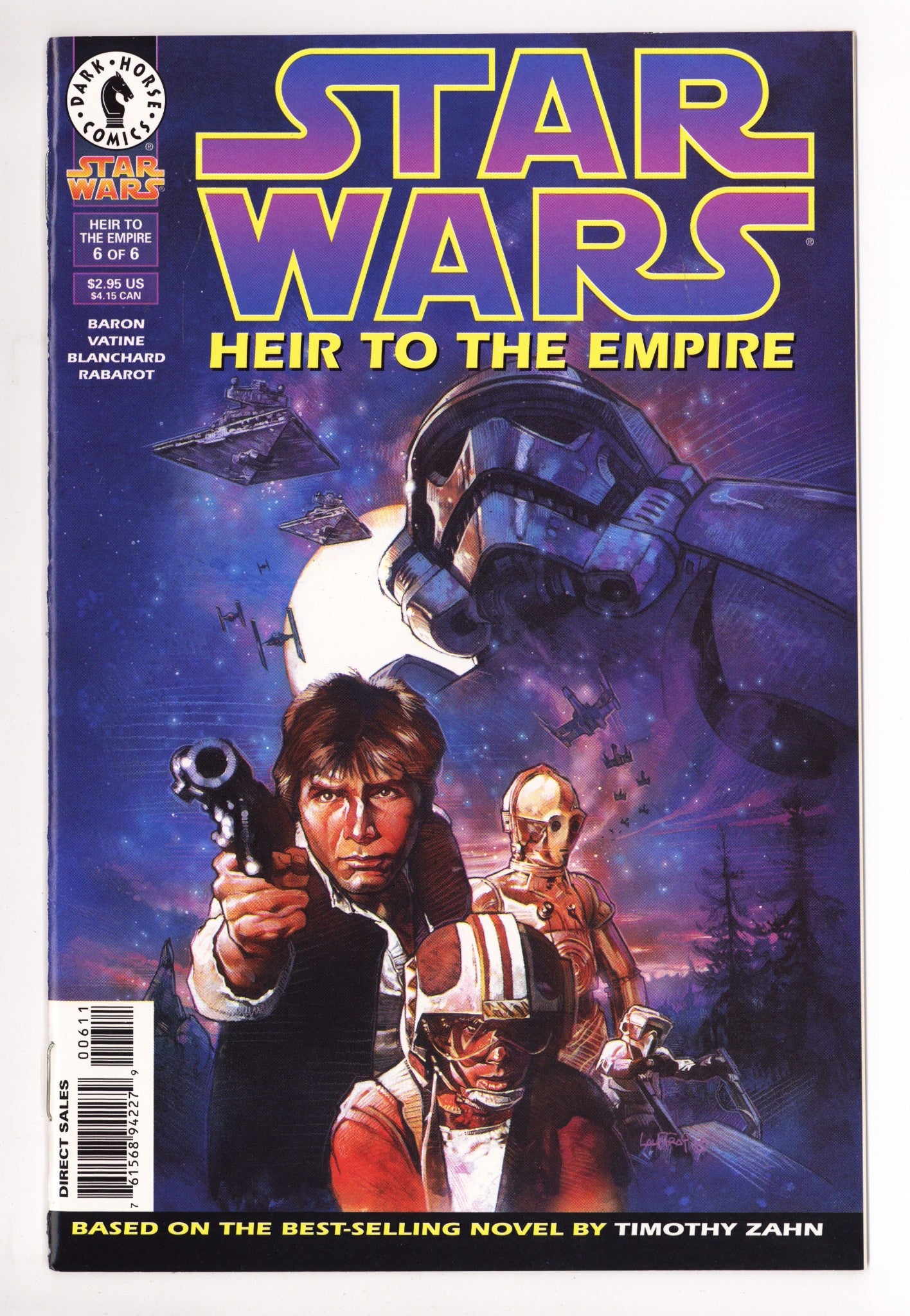 Star Wars: Heir to the Empire 6 VF/NM (9.0) (1996) 