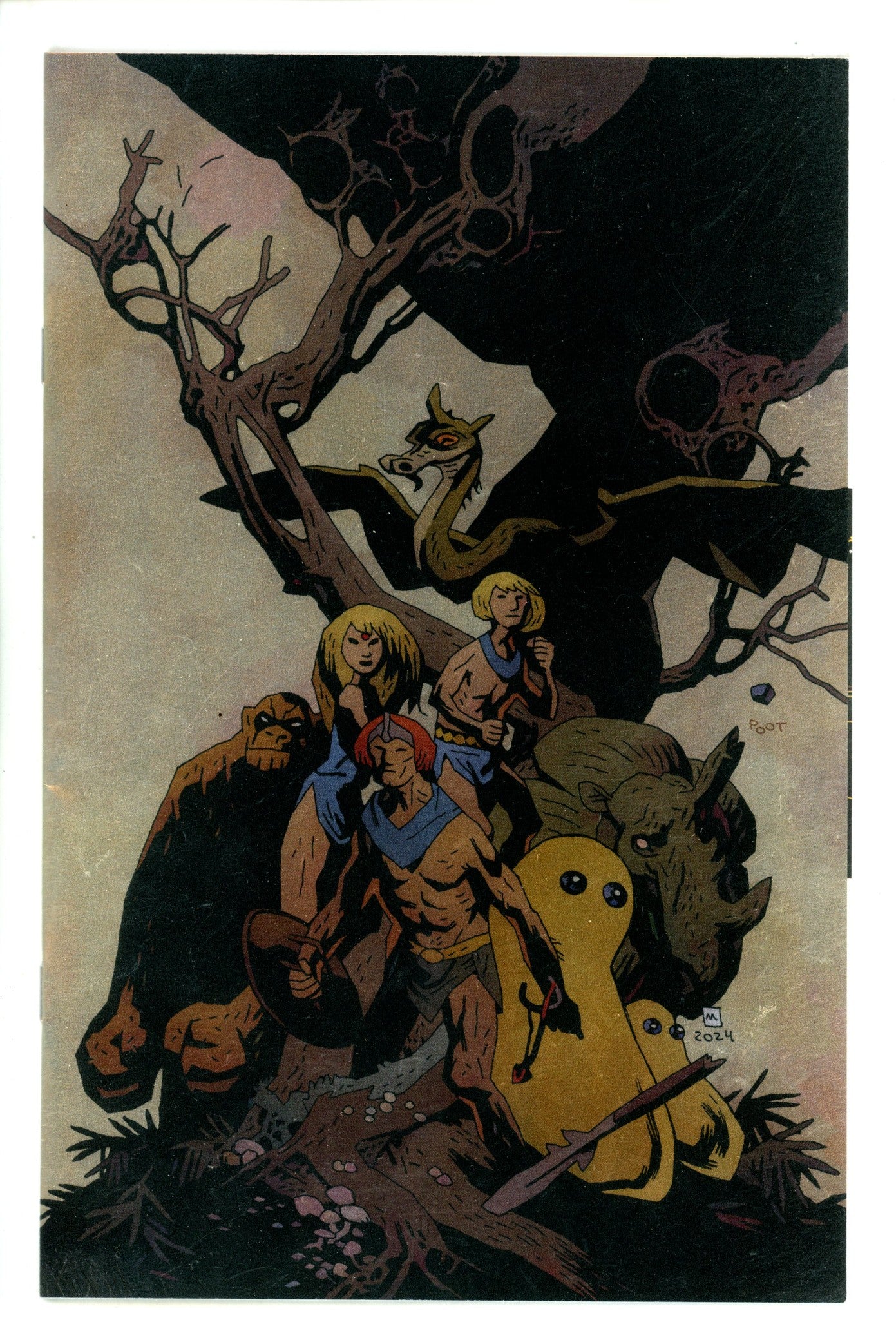 The Herculoids 1 NM- (9.2) (2025) Mignola Foil Virgin Incentive Variant 