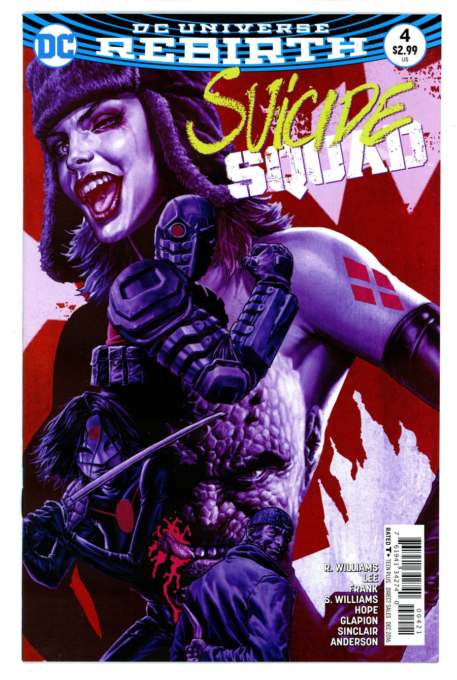 Suicide Squad Vol 4 4 High Grade (2016) Bermejo Variant 