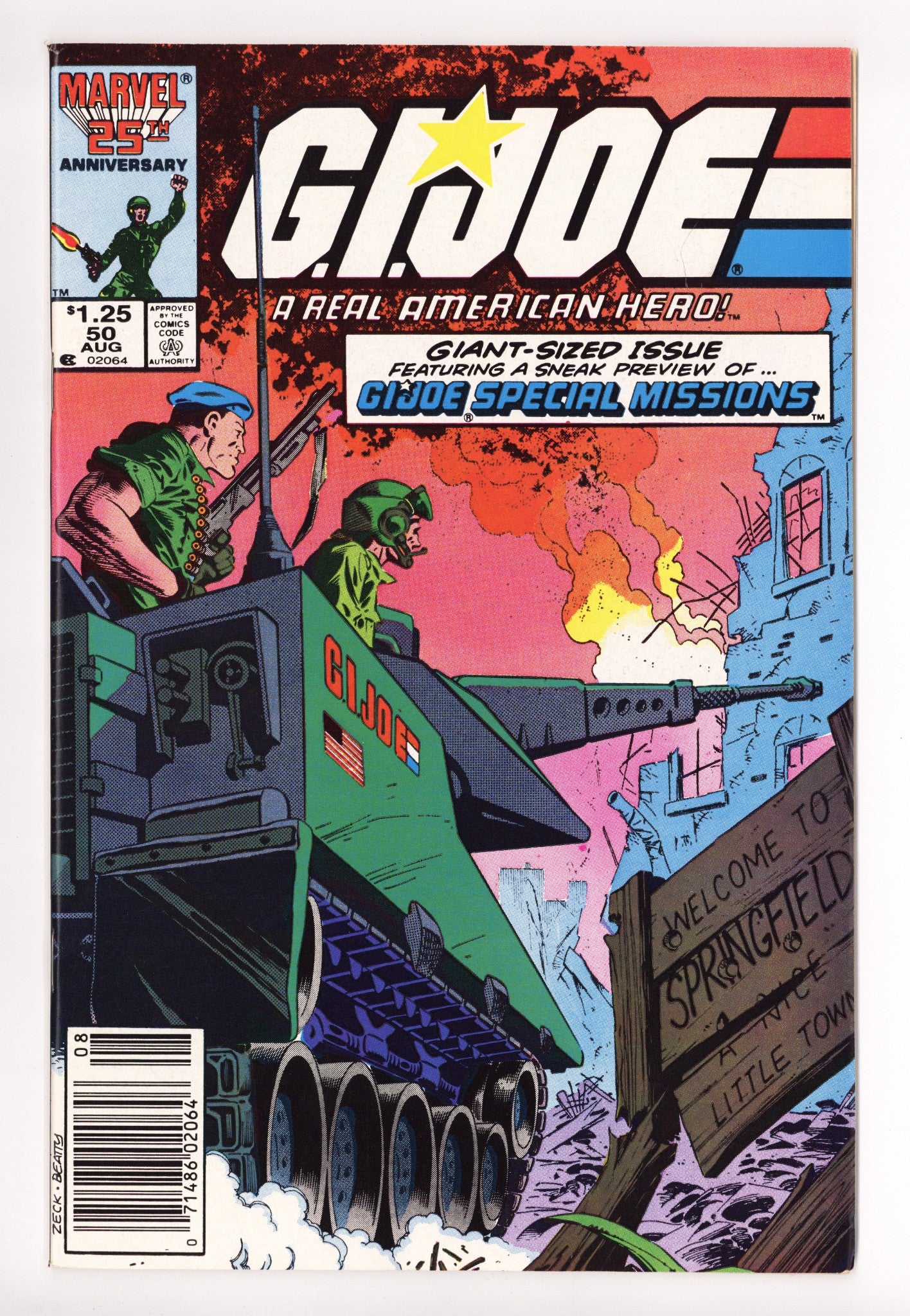 G.I. Joe, A Real American Hero 50 High Grade (1986) Newsstand 