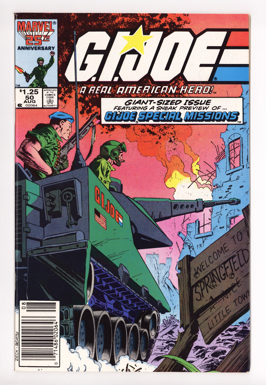 G.I. Joe, A Real American Hero 50 High Grade (1986) Newsstand 
