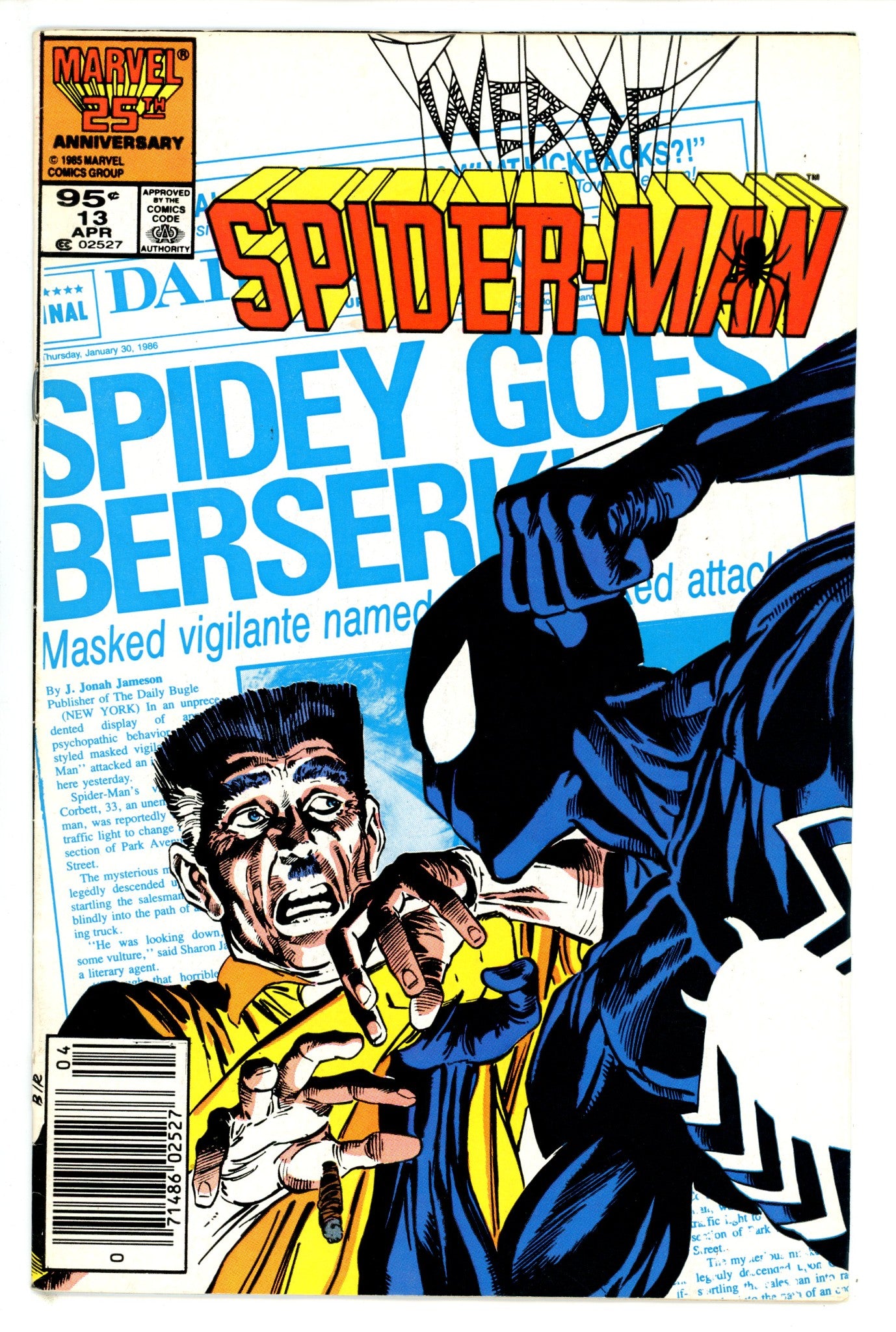 Web of Spider-Man Vol 1 13 Canadian Variant VG+ (1986)