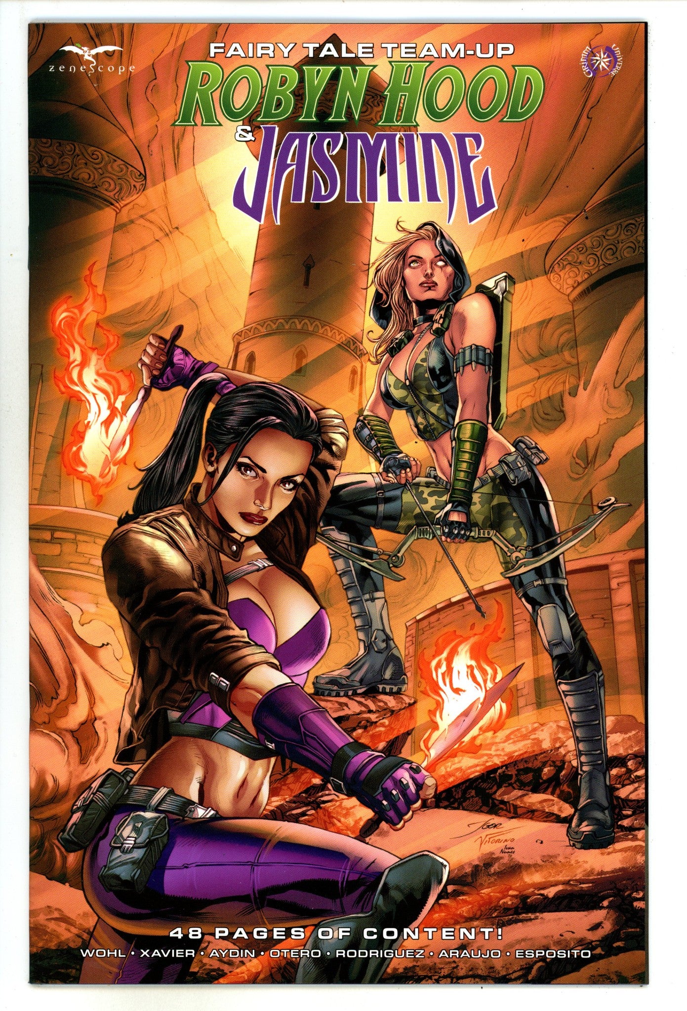 Fairy Tale Team-Up Robyn Hood & Jasmine 1 Vitorino Variant (2024)