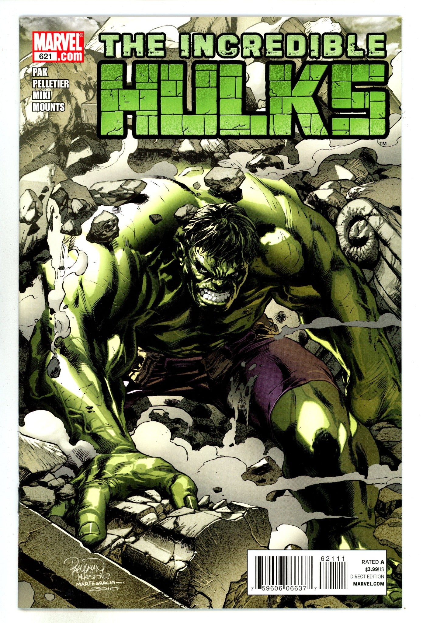 Incredible Hulks 621 High Grade (2011) 