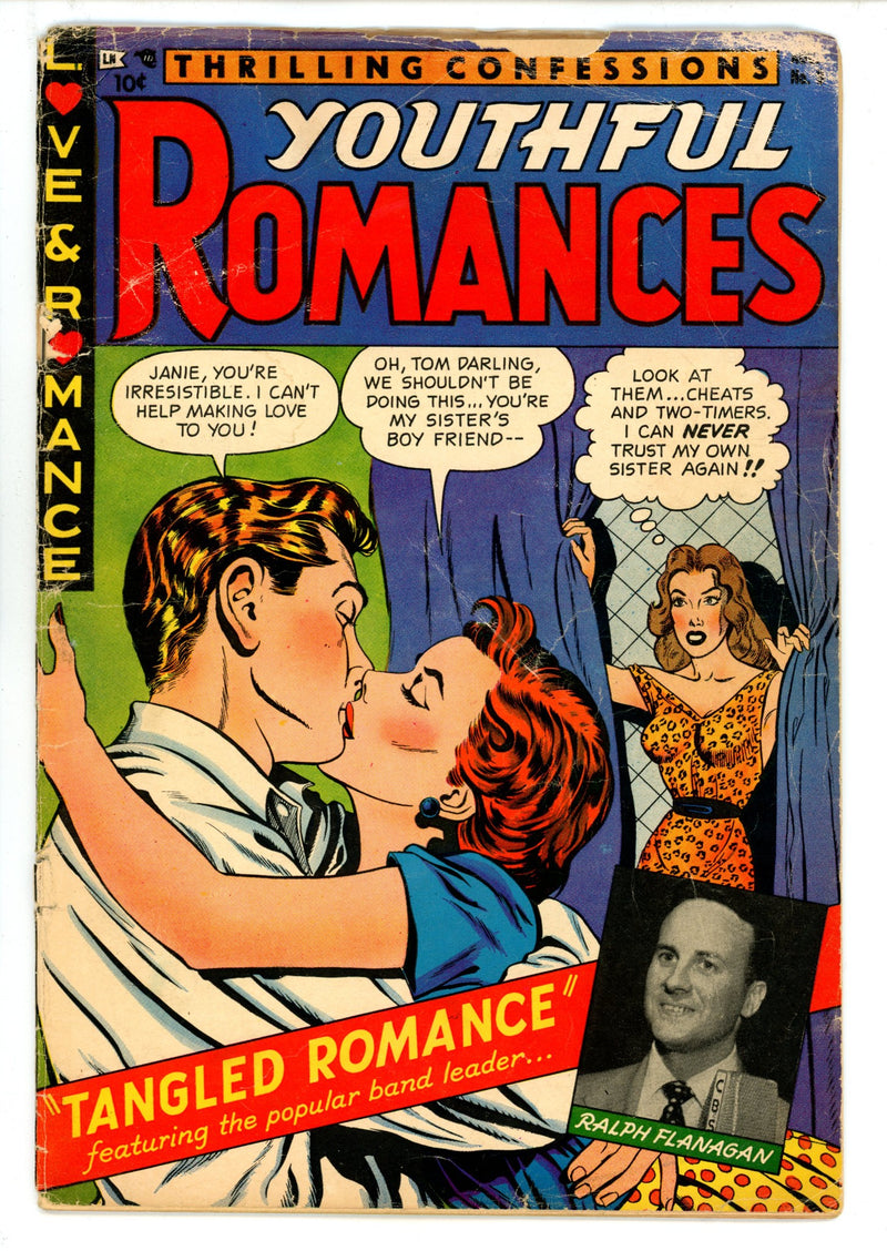 Youthful Romances 9 Cover Detached (1954) 