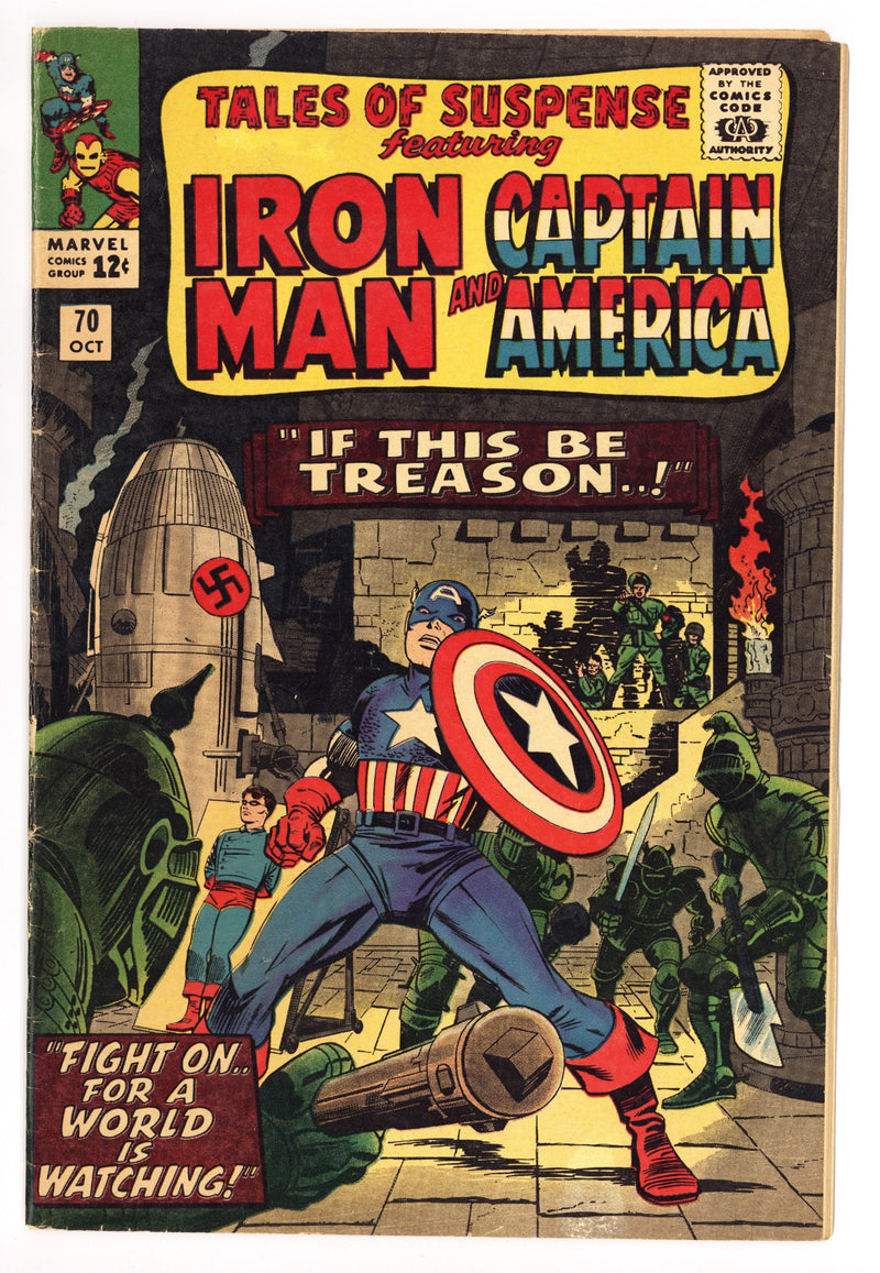 Tales of Suspense Vol 1 70 VG+ (4.5) (1965) 