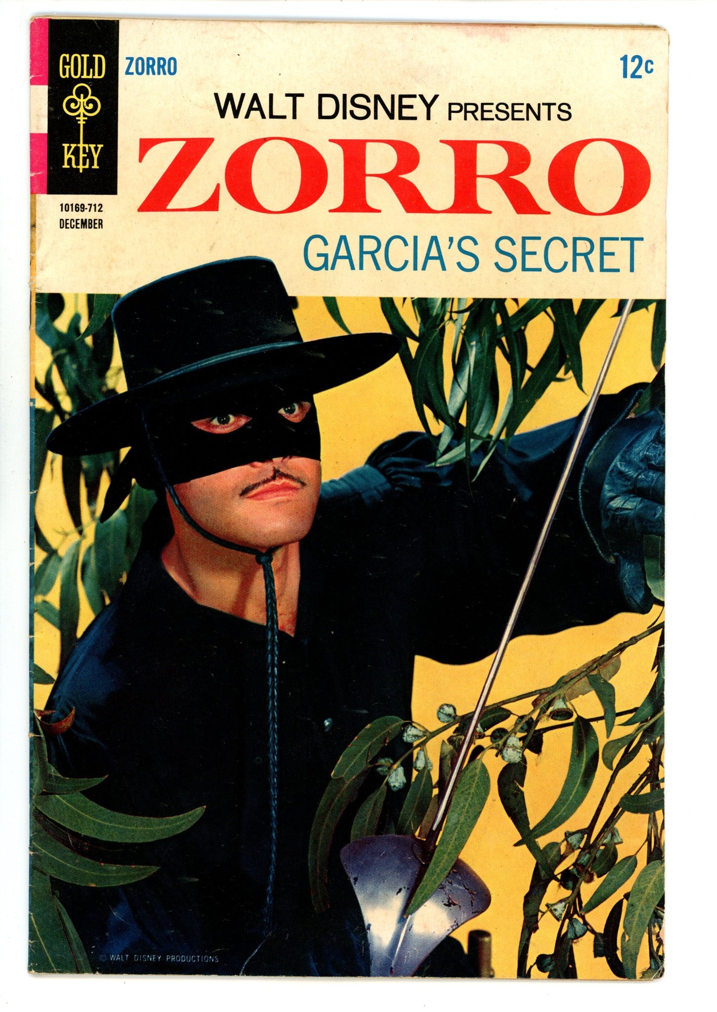 Walt Disney Presents Zorro 8 VG/FN (5.0) (1967) 