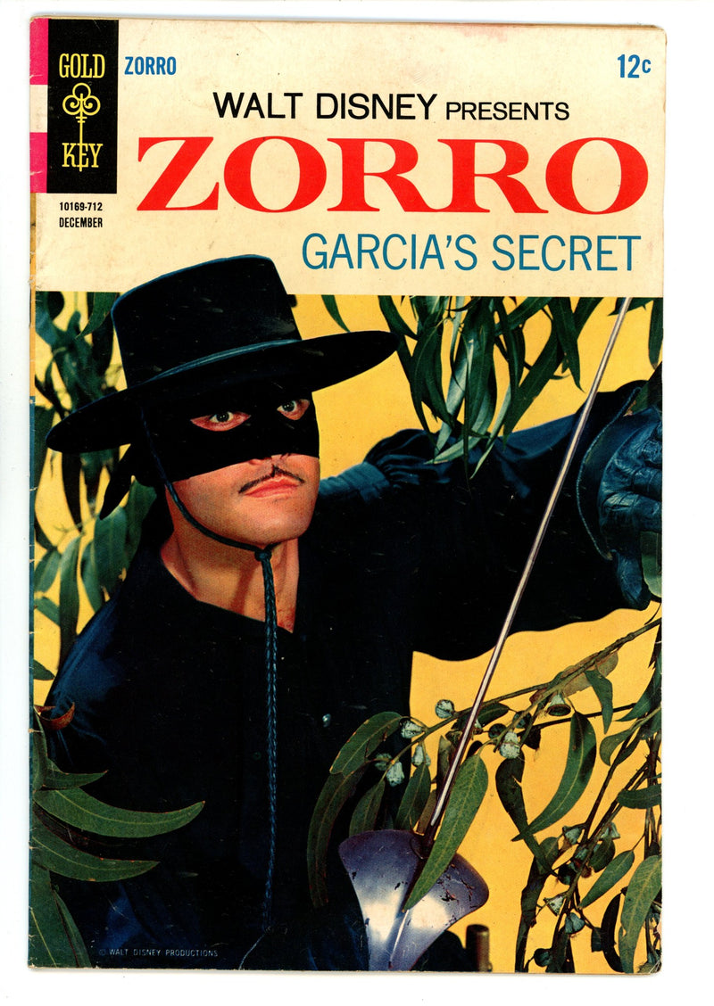 Walt Disney Presents Zorro 8 VG/FN (5.0) (1967) 