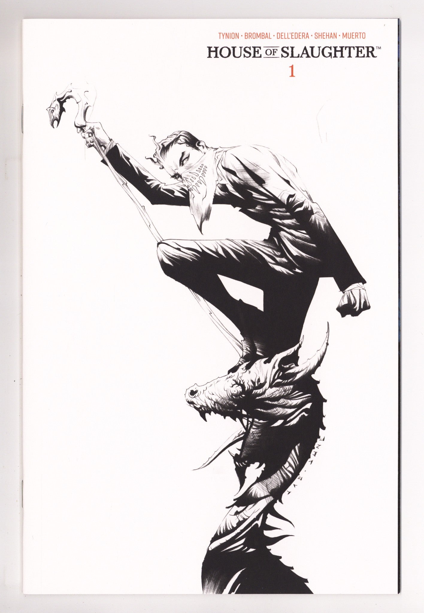 House of Slaughter   1  High Grade   (2021) LCSD B&W   Variant  