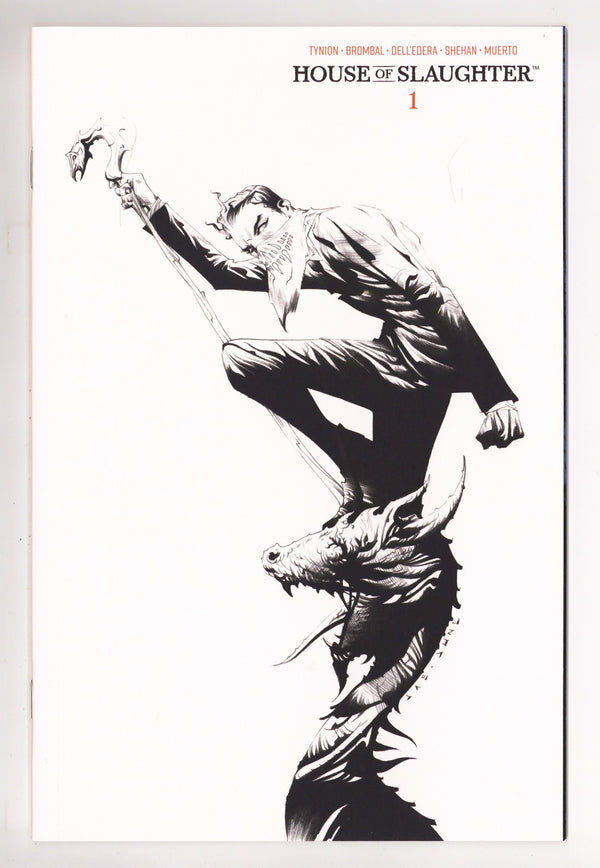 House of Slaughter   1  High Grade   (2021) LCSD B&W   Variant