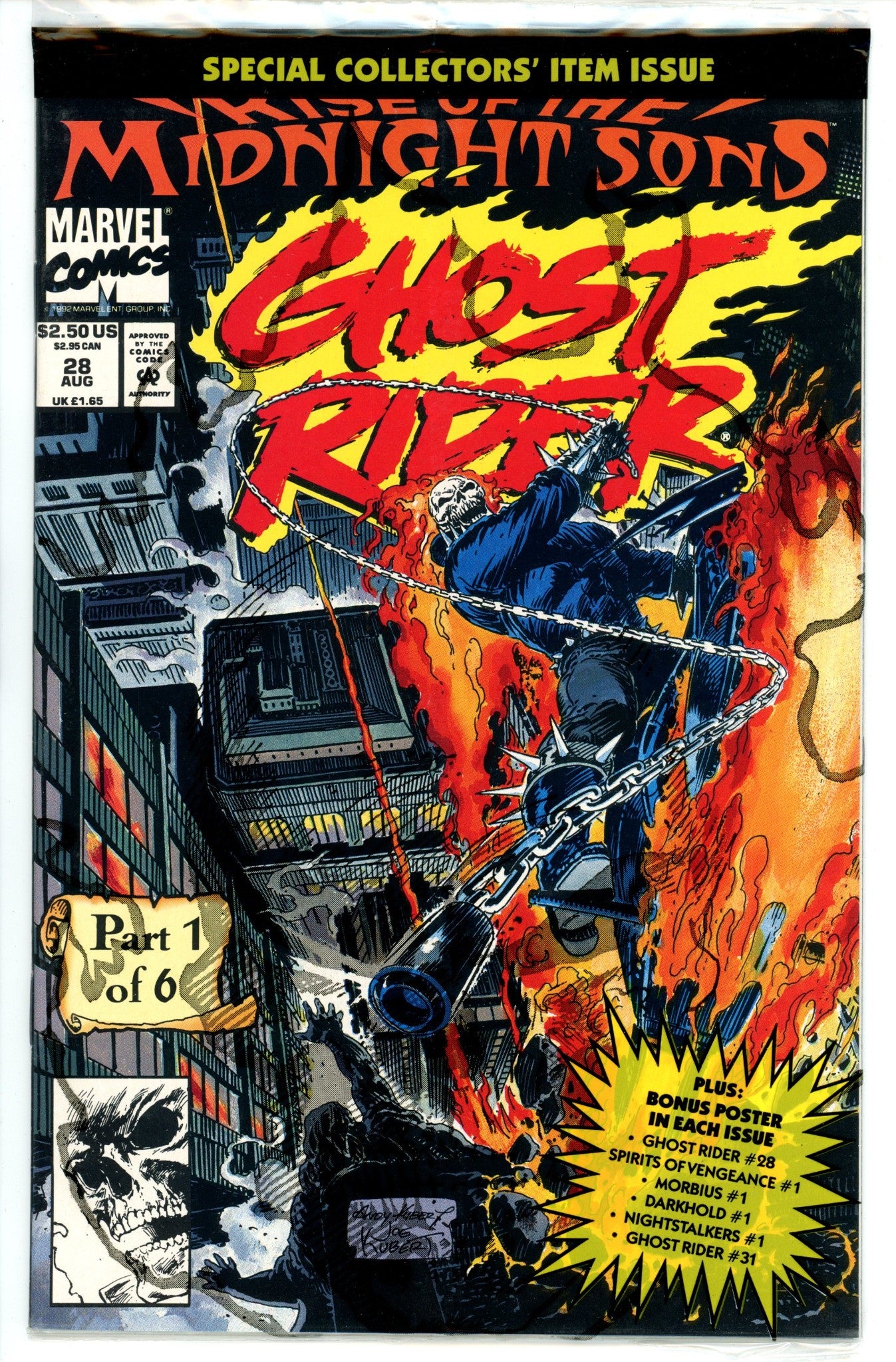 Ghost Rider Vol 2 28 New, Sealed (1992) 